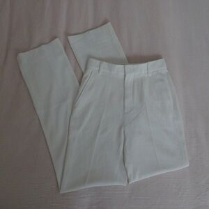 See by Chloe off-white straight leg pants